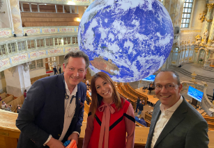 Event Frauenkirche Kunstwerk Gaia